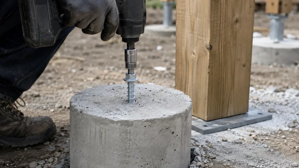 comment choisir une vis béton san cheville